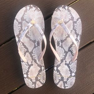 Tory Burch Snakeskin Flip Flop